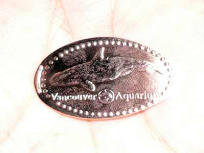 バンクーバー水族館の記念メダル