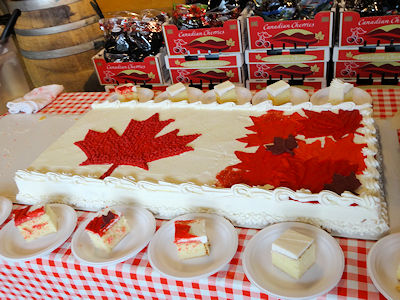 カナダのケーキ