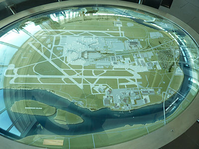 バンクーバー国際空港の模型